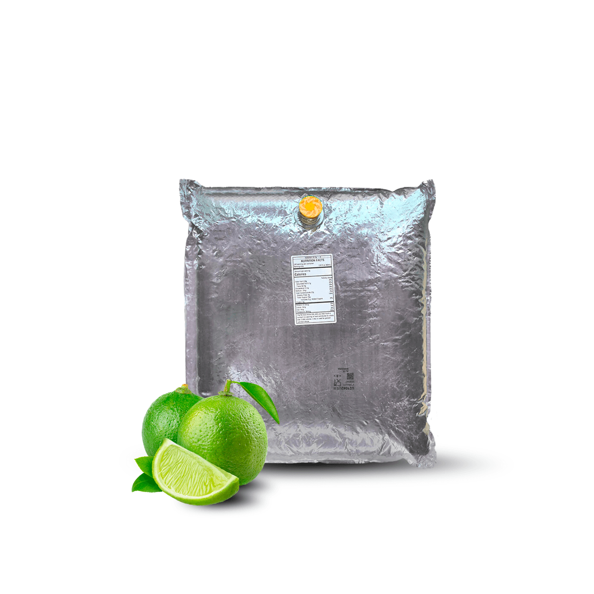 11 Lb Lime Aseptic Fruit Purée Bag - AFP | Aseptic Fruit Purees