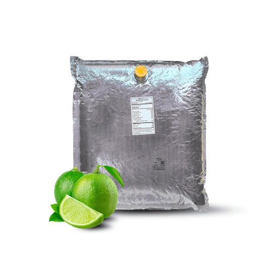 44 Lb Lime Aseptic Fruit Purée Bag - AFP | Aseptic Fruit Purees