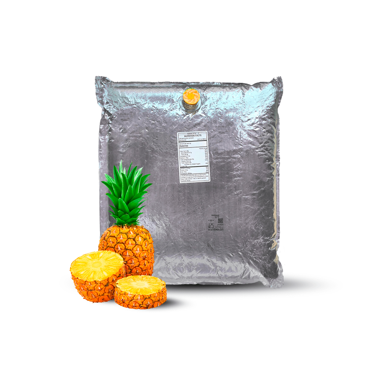 44 Lb Pineapple Aseptic Fruit Purée Bag - AFP | Aseptic Fruit Purees