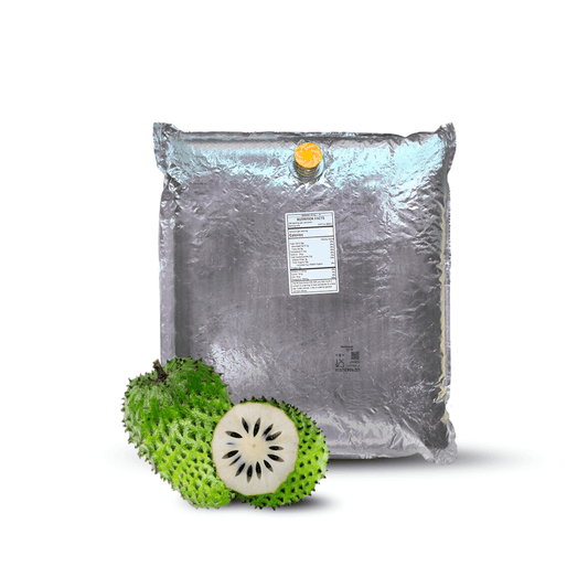 44 Lb Soursop (Guanabana) Aseptic Fruit Purée Bag - AFP | Aseptic Fruit Purees