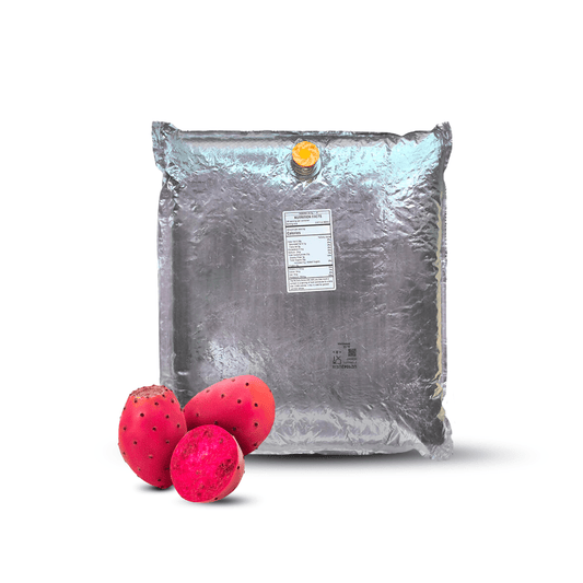 44 Lb Red Prickly Pear Aseptic Fruit Purée Bag - AFP | Aseptic Fruit Purees