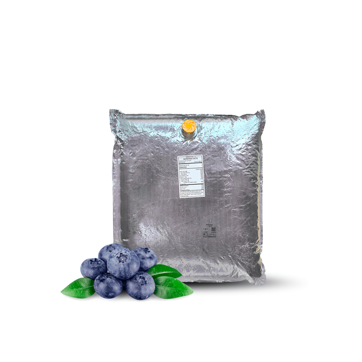 11 Lb Blueberry Aseptic Fruit Purée Bag - AFP | Aseptic Fruit Purees