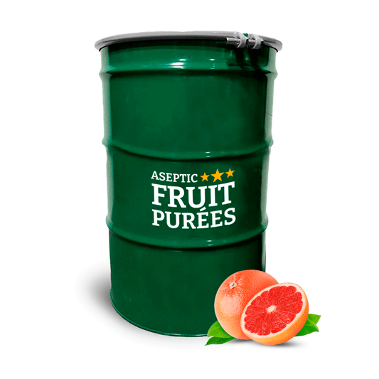 485 Lb Blood Orange Aseptic Fruit Purée Drum - AFP | Aseptic Fruit Purees