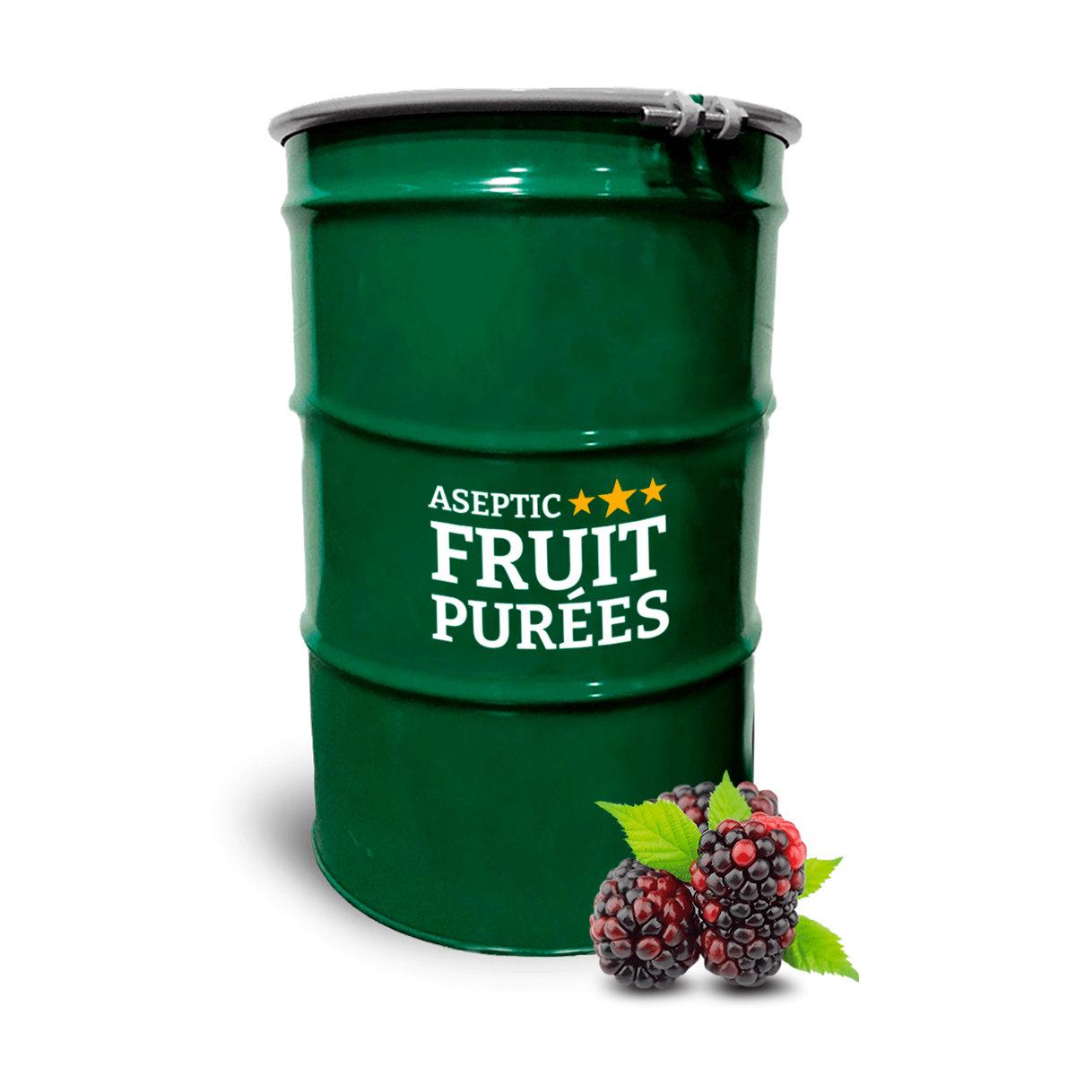 440 Lbs Blackberry (Andean variety) Aseptic Fruit Purée Drum - AFP | Aseptic Fruit Purees