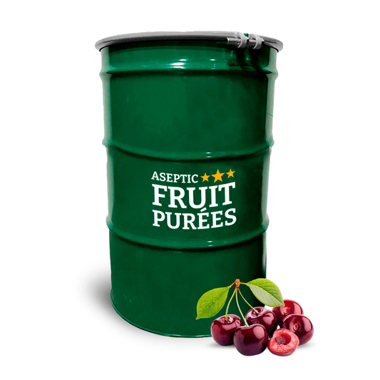 485 Lb Dark Sweet Cherry Aseptic Fruit Purée drum - AFP | Aseptic Fruit Purees