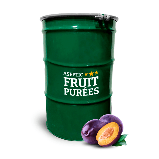485 Lb Plum Aseptic Fruit Purée Drum (Prunus Domestica Variety) - AFP | Aseptic Fruit Purees