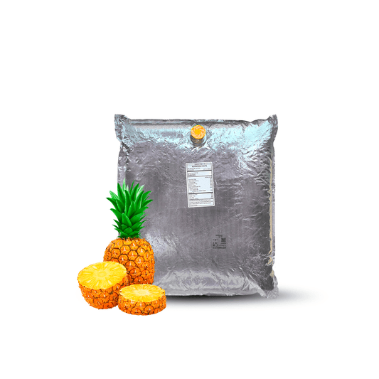 11 Lb Pineapple Aseptic Fruit Purée Bag - AFP | Aseptic Fruit Purees