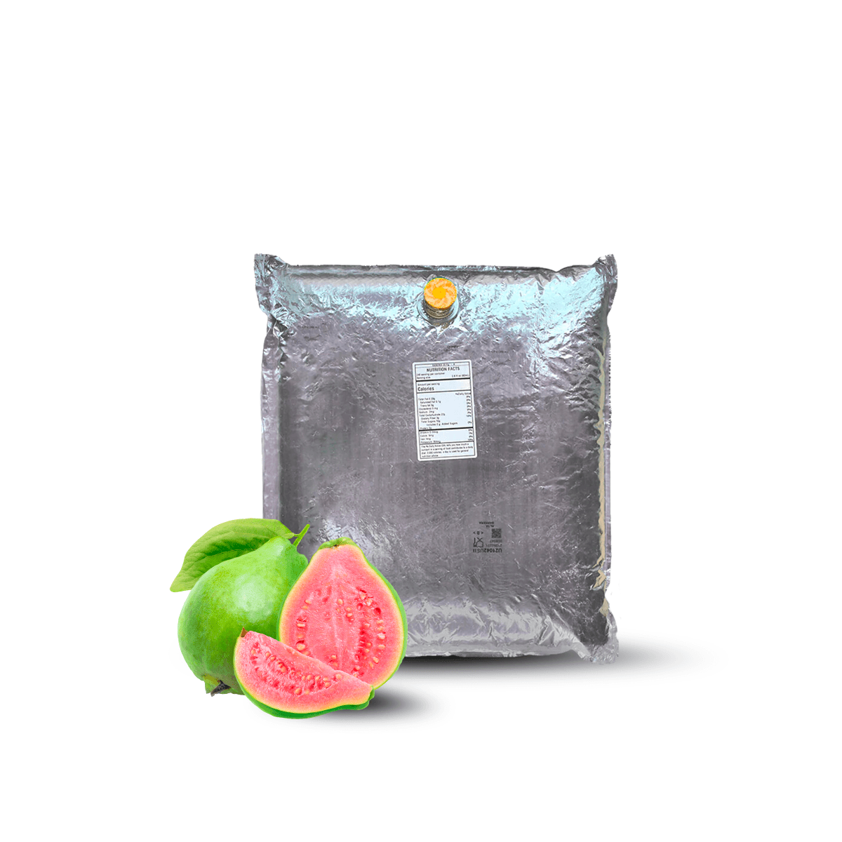 11 Lb Pink Guava Aseptic Fruit Purée Bag - AFP | Aseptic Fruit Purees