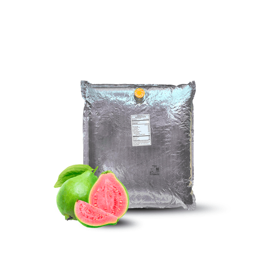 11 Lb Pink Guava Aseptic Fruit Purée Bag - AFP | Aseptic Fruit Purees
