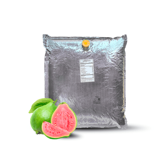 40 Lb Pink Guava Aseptic Fruit Purée Bag - AFP | Aseptic Fruit Purees
