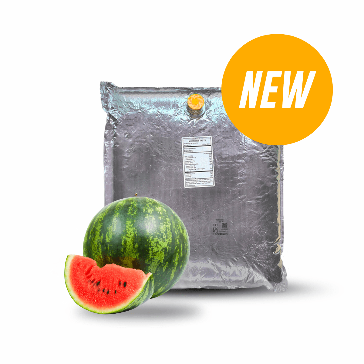 44 Lb Watermelon Aseptic Fruit Purée Bag - AFP | Aseptic Fruit Purees