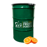 440 Lbs Orange Aseptic Fruit Purée Drum
