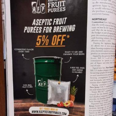 Did you read The New Brewer magazine? - AFP | Aseptic Fruit Purees