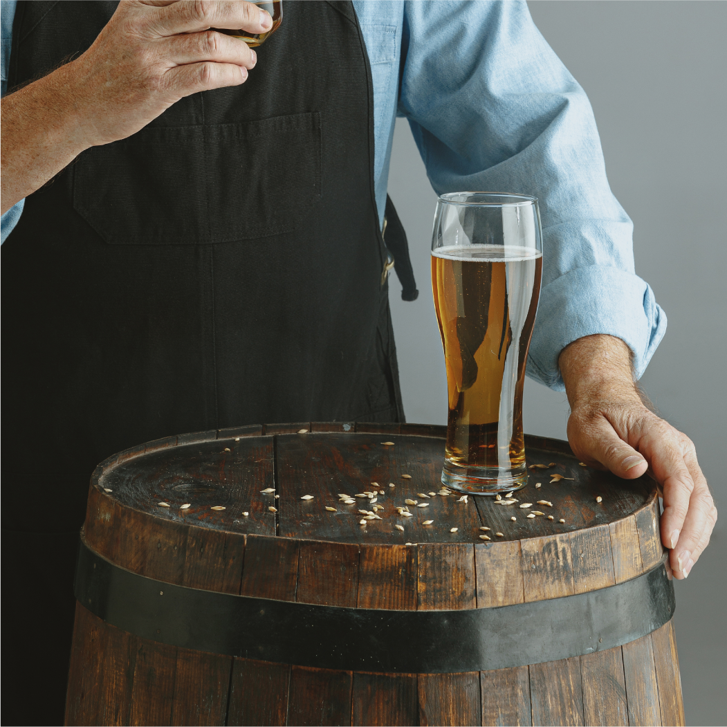 Adding fruit to barrel aged beer