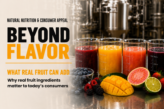 Beyond Flavor: How Real Fruit Puree Can Add Nutritional and Consumer Value