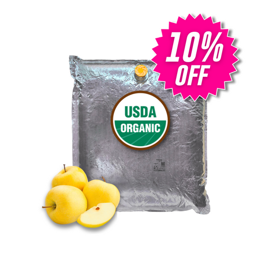 44 Lb ORGANIC Apple (Golden Delicious) Aseptic Fruit Purée Bag