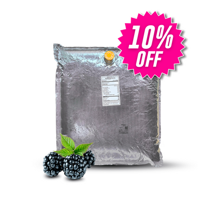 44 Lb Blackberry (North America -Tupy Variety) Aseptic Fruit Purée Bag
