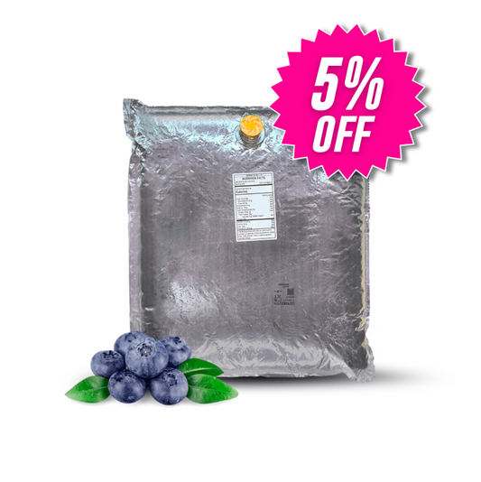 44 Lb Blueberry Aseptic Fruit Purée Bag