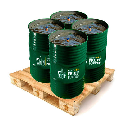 440 Lbs Peach Fruit Aseptic Fruit Purée Drum^ - AFP | Aseptic Fruit Purees