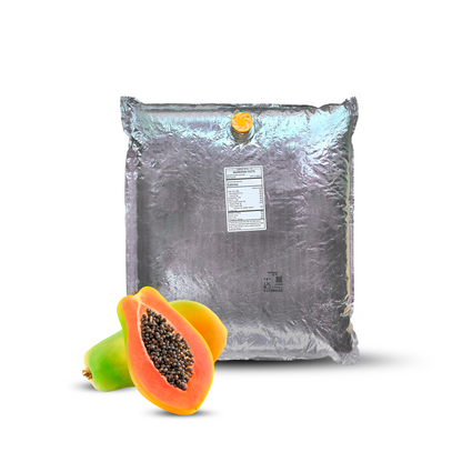 44 Lb Papaya Aseptic Fruit Purée Bag