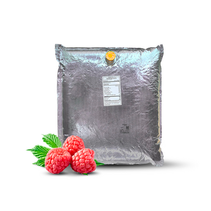 44 Lb Raspberry Aseptic Fruit Purée Bag