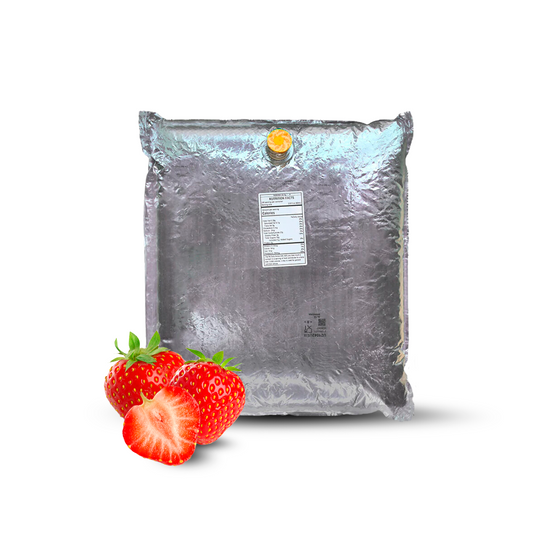 44 Lb Strawberry Aseptic Fruit Purée Bag