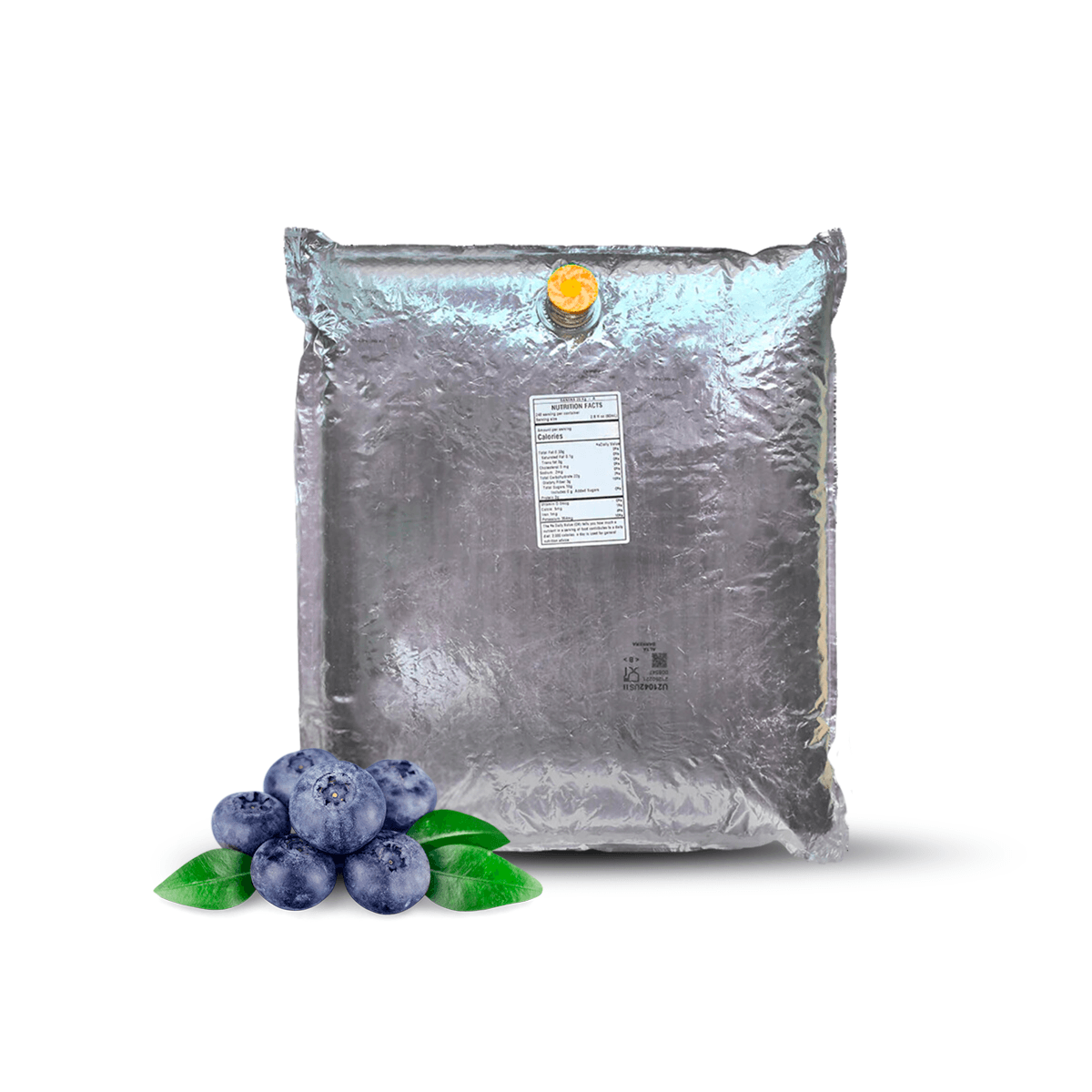 44 Lb Blueberry Aseptic Fruit Purée Bag - AFP | Aseptic Fruit Purees