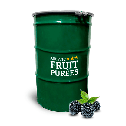 440 Lbs Blackberry (North America - Tupy variety) Aseptic Fruit Purée Drum^ - AFP | Aseptic Fruit Purees