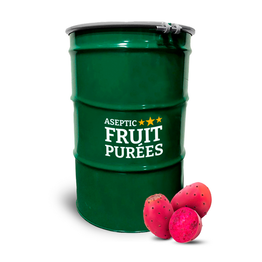 507 Lbs Red Prickly Pear Aseptic Fruit Purée Drum *SET OF 2 Min* LEAD TIME 2 WEEKS