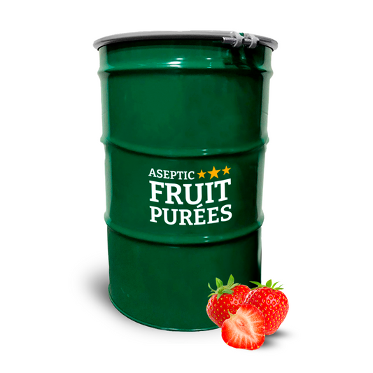 440 Lbs Strawberry Fruit Aseptic Fruit Purée Drum