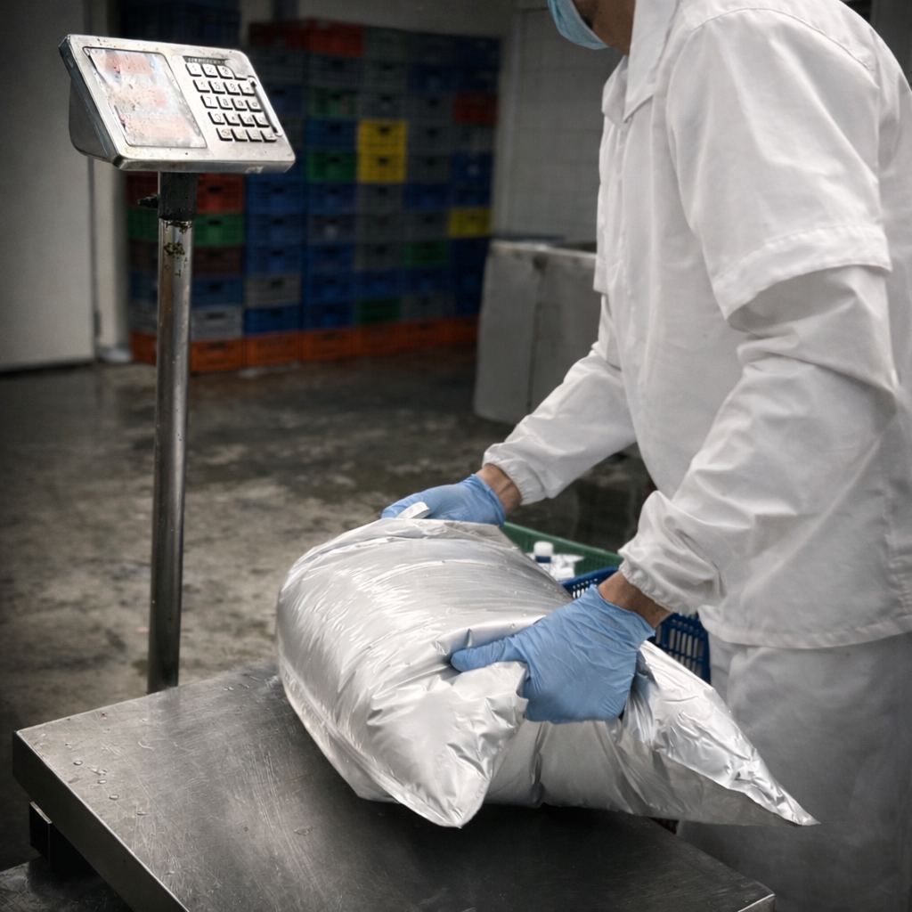 Co-packer production-ready fruit puree application