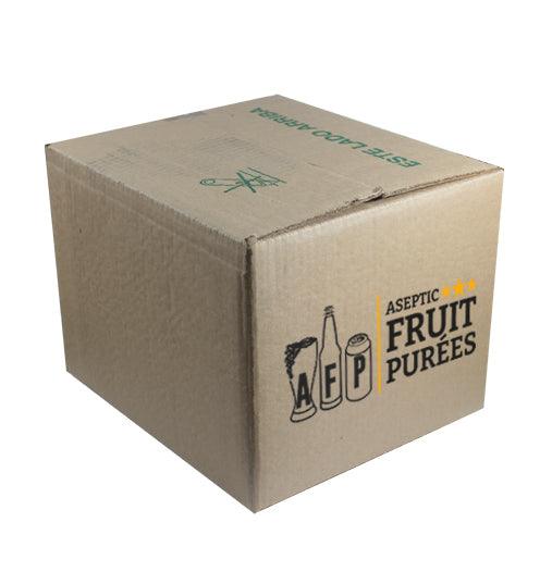 11 Lb Peach Aseptic Fruit Purée Bag - AFP | Aseptic Fruit Purees