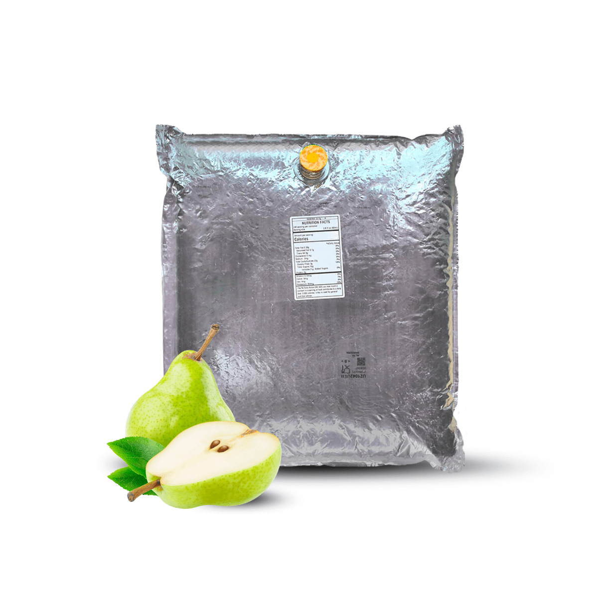44 Lb Pear Aseptic Fruit Purée Bag - AFP | Aseptic Fruit Purees