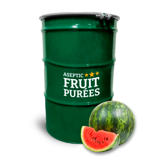 485 Lb Watermelon Aseptic Fruit Purée Drum