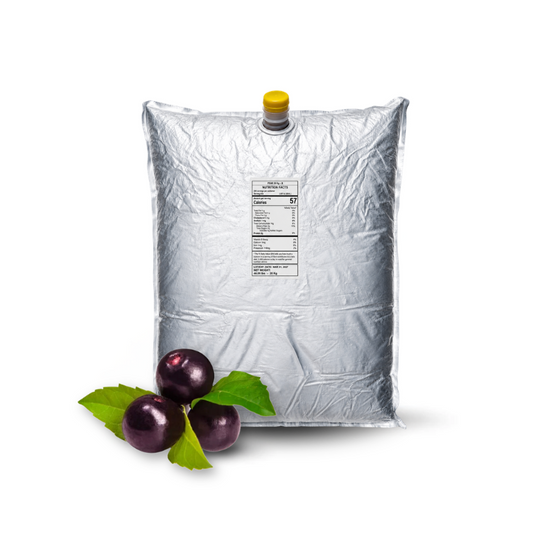 44 Lb Acai Berry Aseptic Fruit Purée Bag