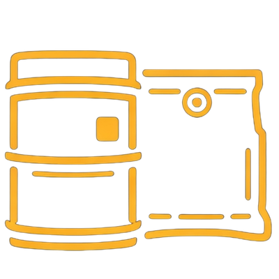 Bag or drum icon