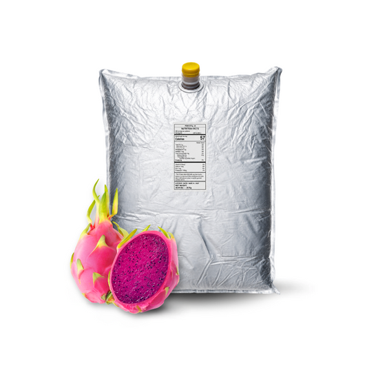 44 Lb Dragon Fruit Aseptic Fruit Purée Bag
