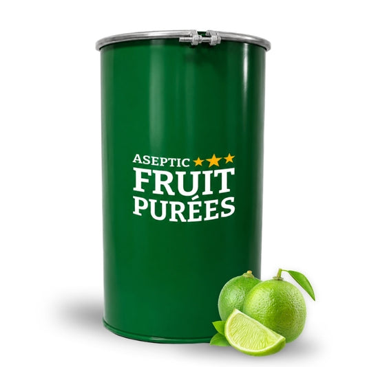 485 Lbs Lime Aseptic Fruit Purée Drum