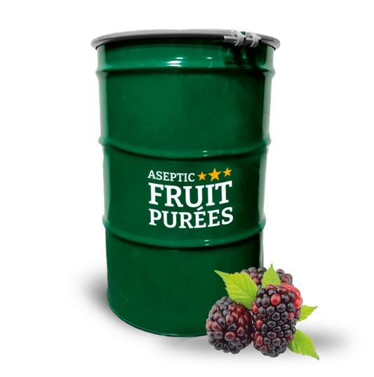 485 Lbs Blackberry (Andean Variety) Aseptic Fruit Purée Drum