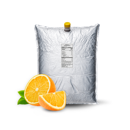 44 Lb Orange Aseptic Fruit Purée Bag