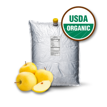 44 Lb ORGANIC Apple (Golden Delicious) Aseptic Fruit Purée Bag