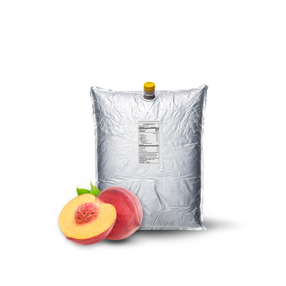 11 Lb Peach Aseptic Fruit Purée Bag