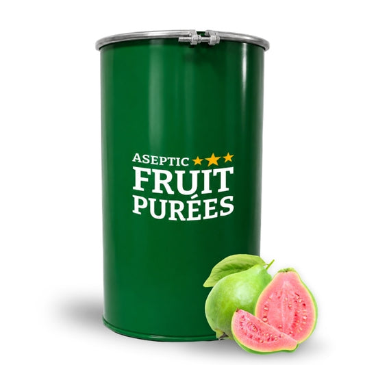 485 Lbs Pink Guava Aseptic Fruit Purée Drum