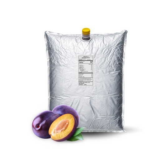 44 Lb Plum Aseptic Fruit Purée Bag (Prunus Domestica Variety)
