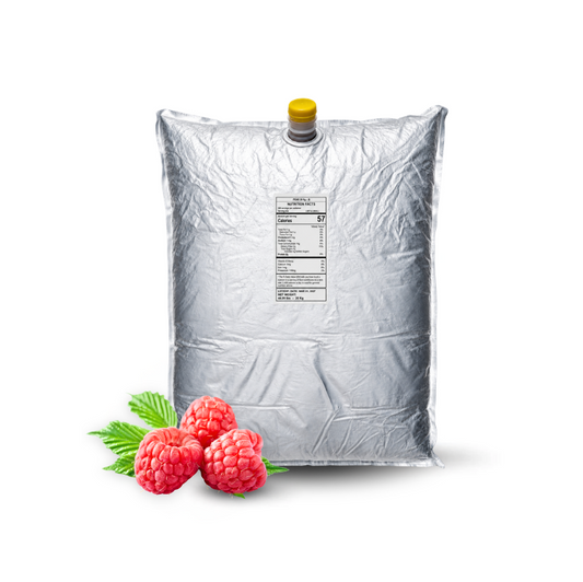 Raspberry Aseptic Fruit Purée Bag
