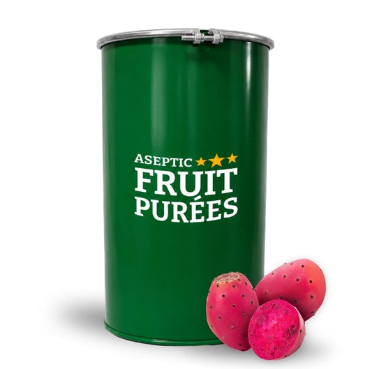 507 Lbs Red Prickly Pear Aseptic Fruit Purée Drum *SET OF 2 Min* LEAD TIME 2 WEEKS