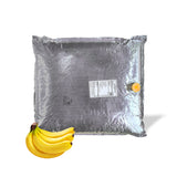 Banana Aseptic Fruit Purée Bag - Fresh non-GMO bananas in a no sugar added puree, ideal for breweries and fruit puree industry applications.