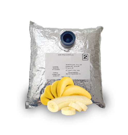 Sachet aseptique de purée de fruits banane 20 kg – Aseptic Fruit Purees