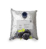 Blackberry Aseptic Fruit Purée Bag. Made from smooth and creamy blend of fresh, ripe and non-GMO blackberries. The perfect ingredient for making beers, cocktails, and other beverages